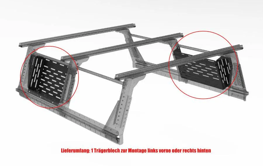 Option Plaque Molle pour Multi-Rack Extensible Extra Cab - RHINO-RACK