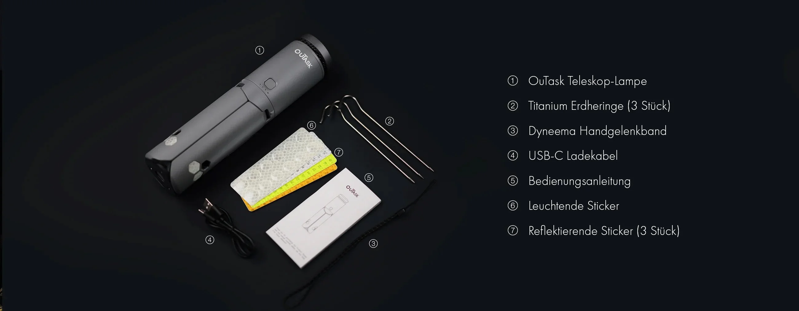 OuTask Lampe Télescopique LED Outdoor 720° - Jaune Désert - Image 22