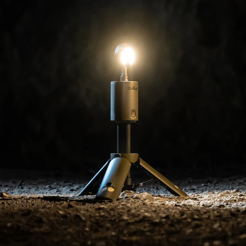 OuTask Lampe Télescopique LED Outdoor 720° - Jaune Désert - Image 9