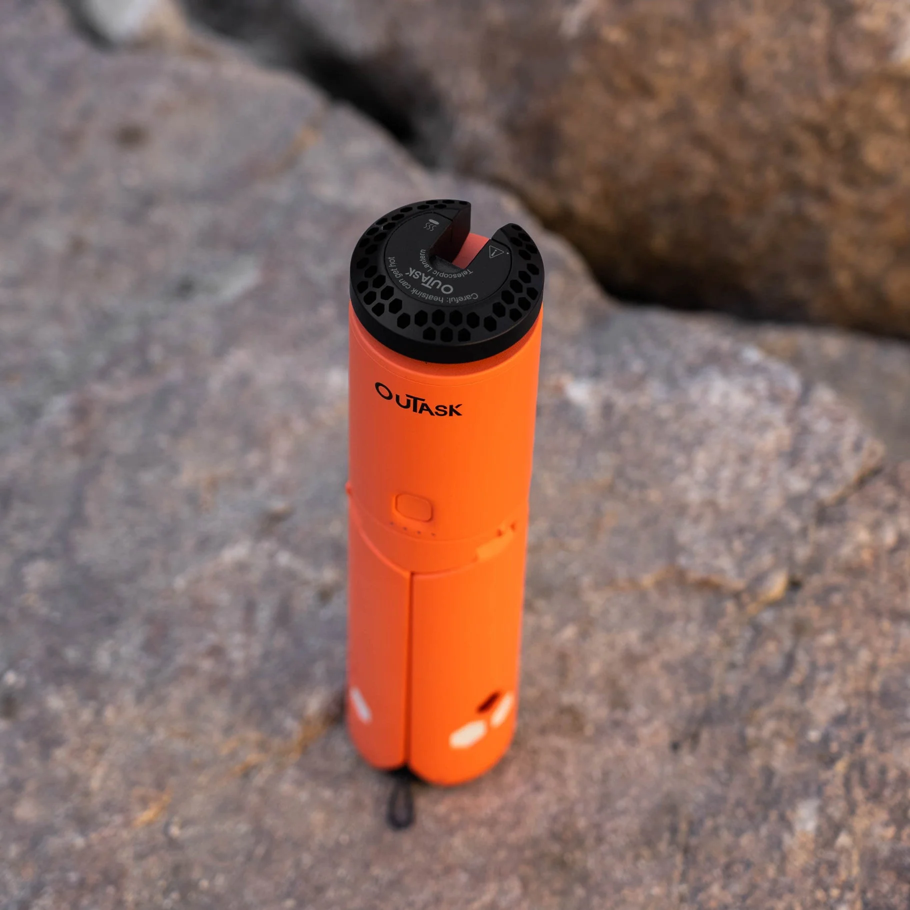 OuTask Lampe Télescopique LED Outdoor 720° - Orange - Image 3