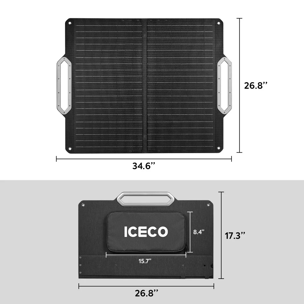 Panneau Solaire Pliable ICECO 80W – Énergie Portable & Efficace - Image 7