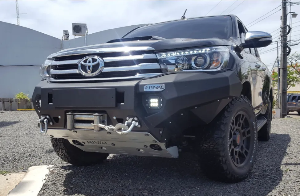 Pare-choc Avant Aluminium Rival4x4 - Toyota Hilux REVO 2016-2020 - Image 4
