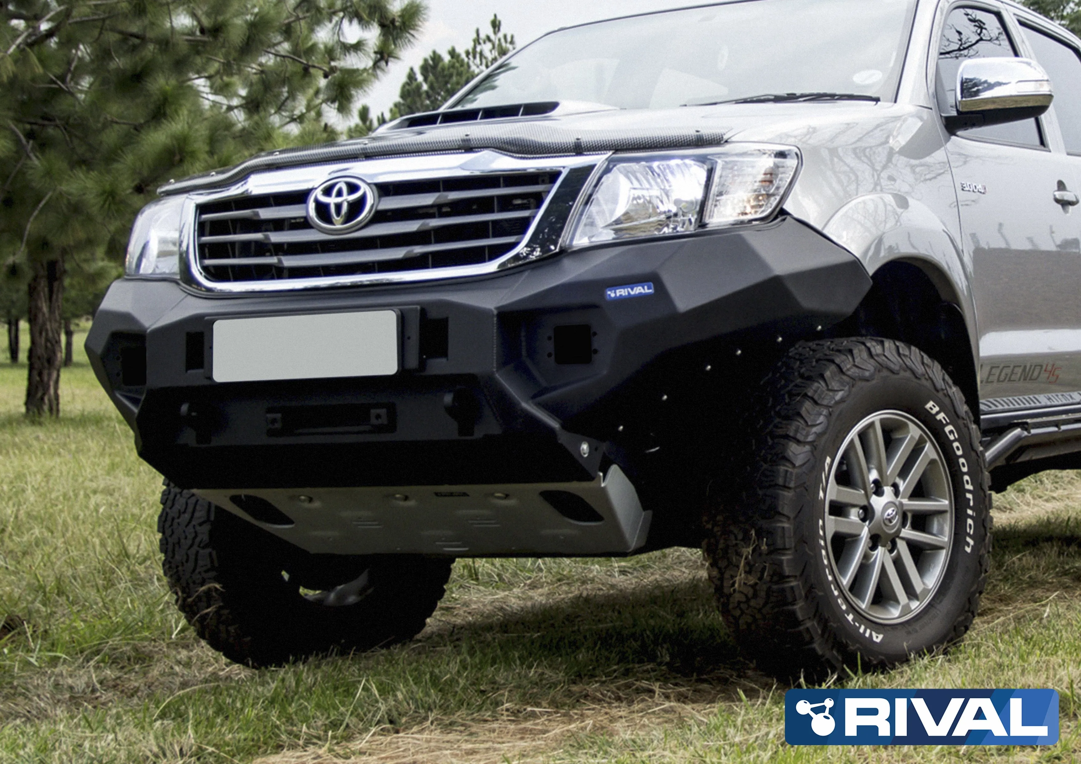 Pare-choc Avant Rival Aluminium - Toyota Hilux 2011-2015 - Image 4