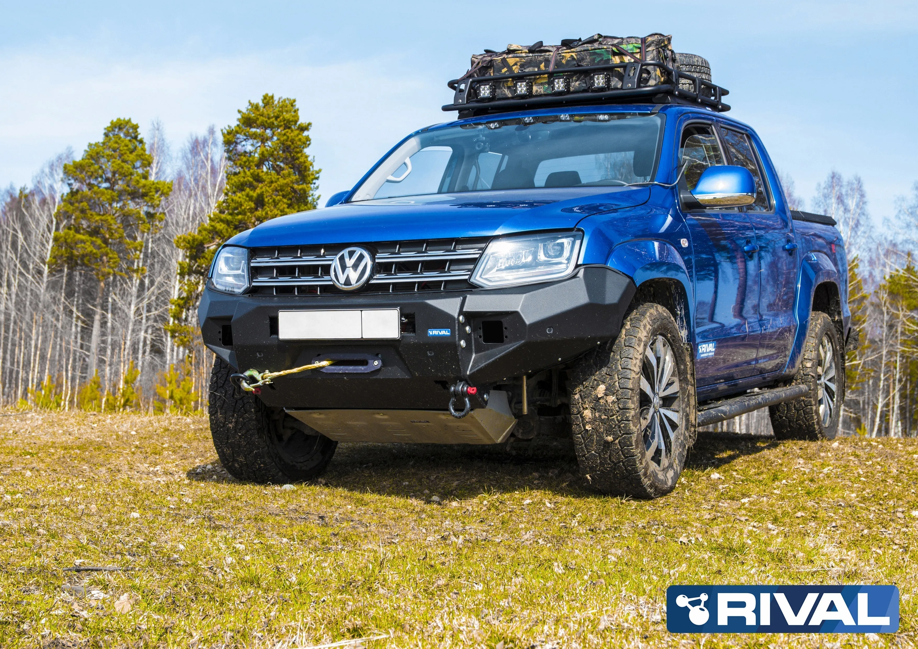 Pare-choc Avant Rival en Aluminium - Volkswagen Amarok 2010 à 2022 - Image 3