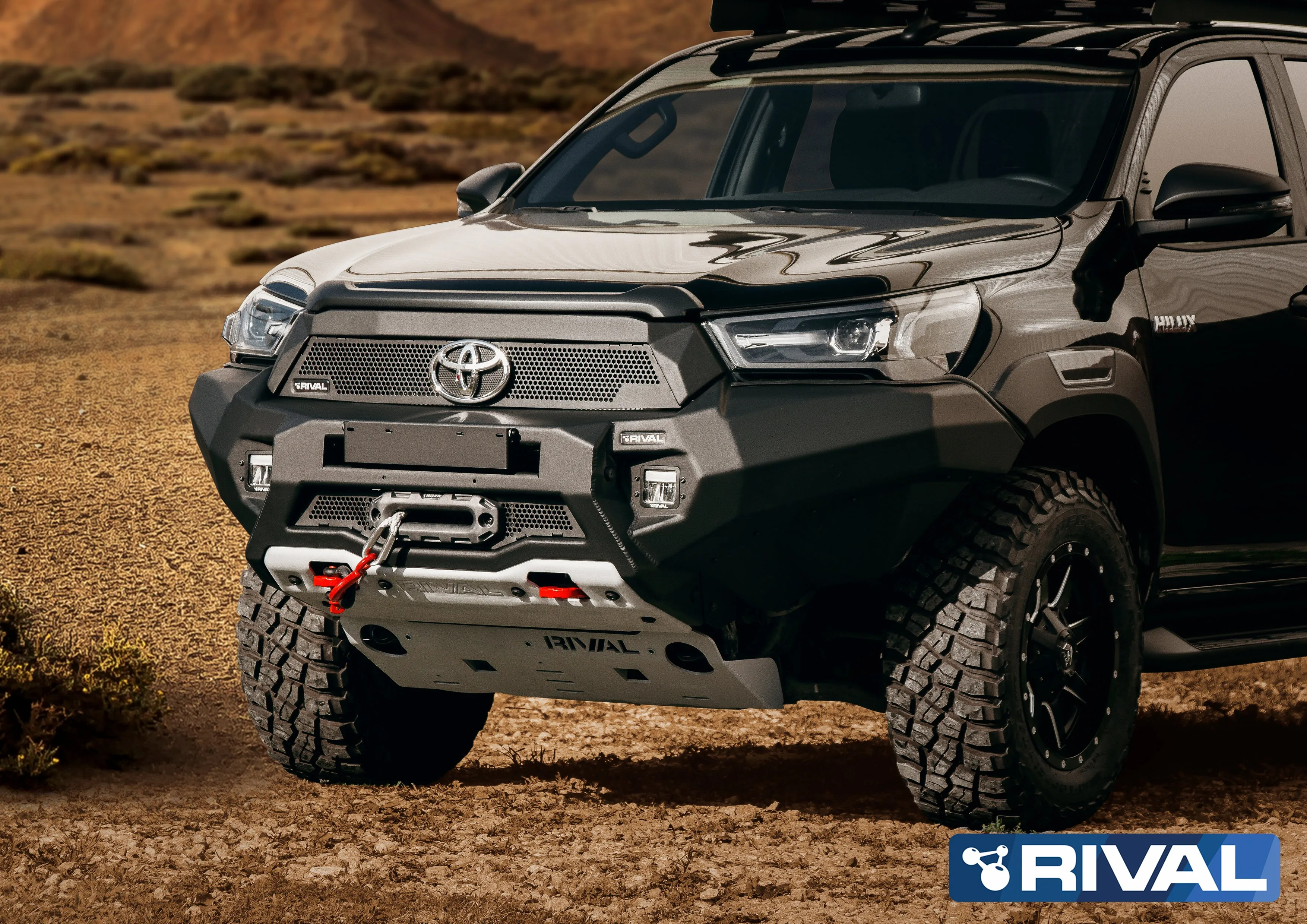 Pare-choc Avant Rival Toyota Hilux 2021 a Present | Léger et Robuste - Image 2