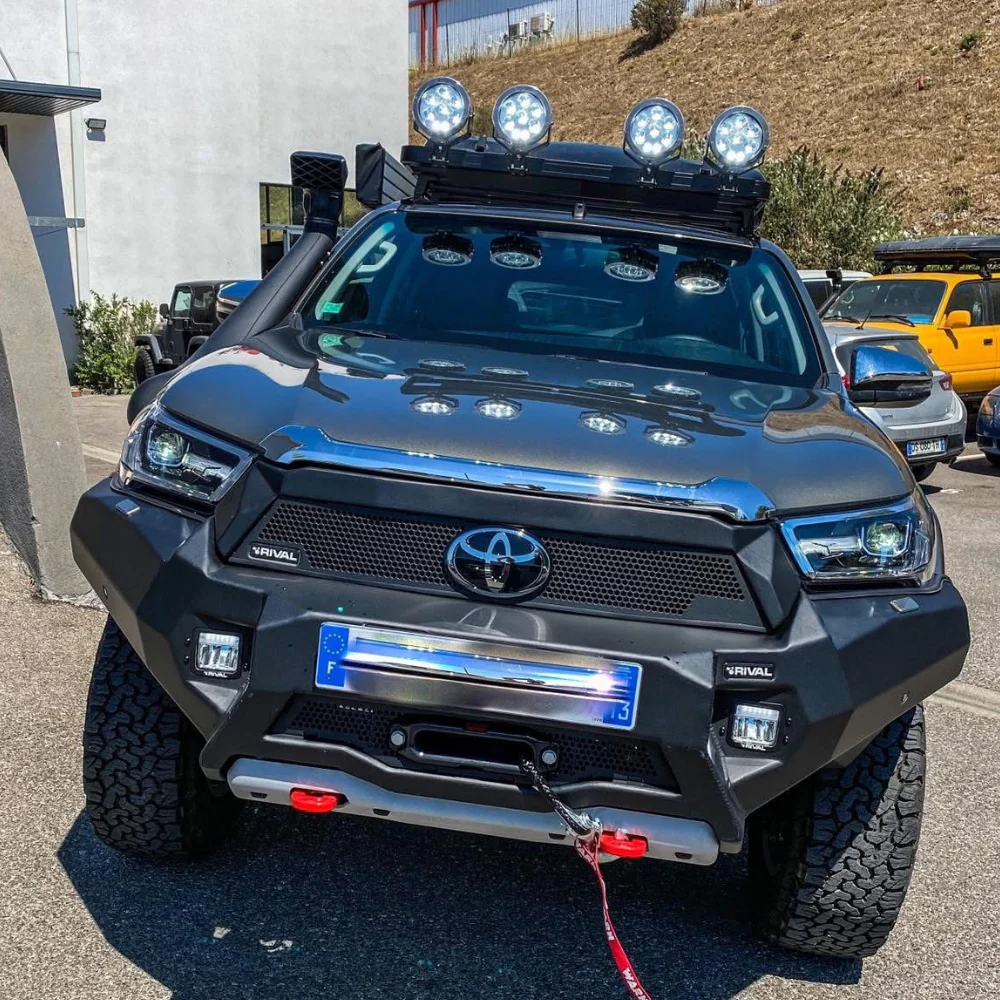 Pare-choc Avant Rival Toyota Hilux 2021 a Present | Léger et Robuste - Image 4