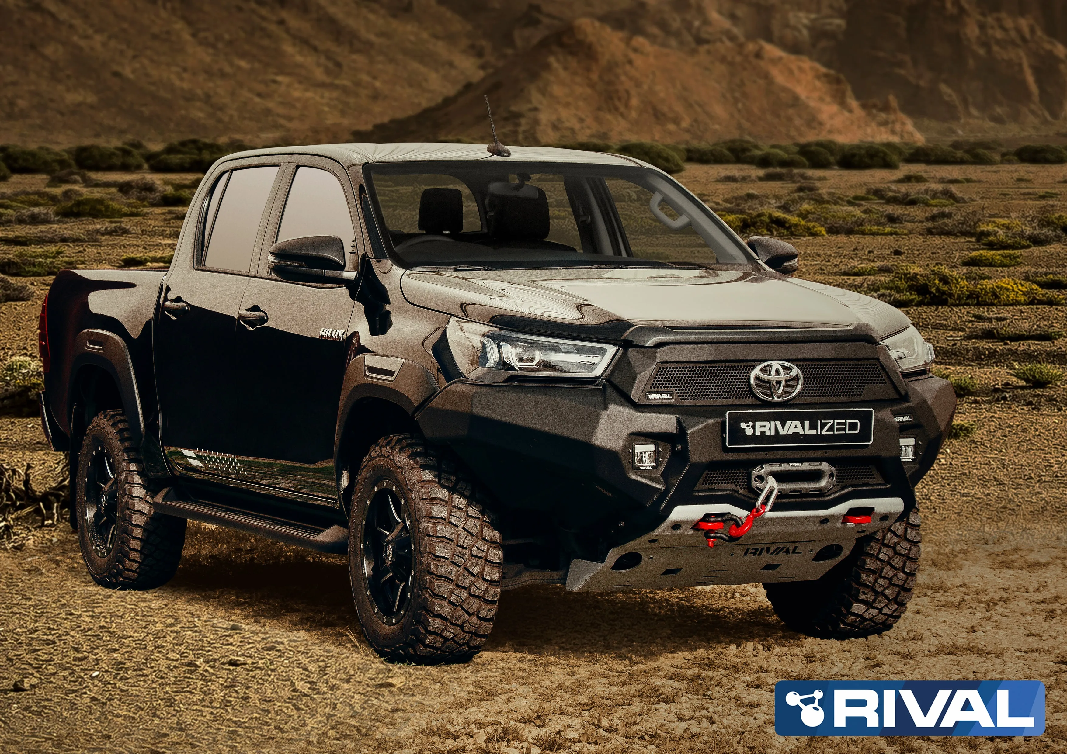 Pare-choc Avant Rival Toyota Hilux 2021 a Present | Léger et Robuste - Image 7