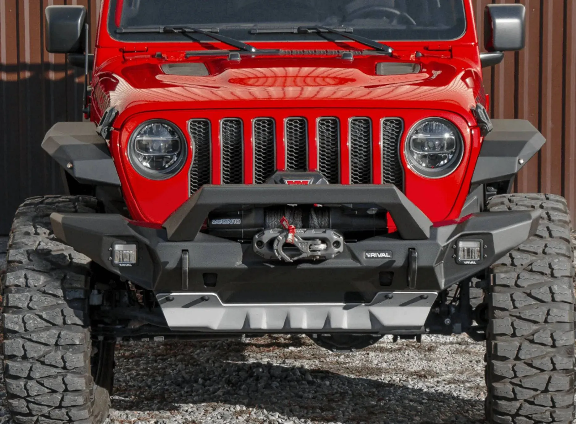 Pare-choc Avant RIVAL4x4 pour Jeep Wrangler JK/JL/JT | Aluminium - Image 3