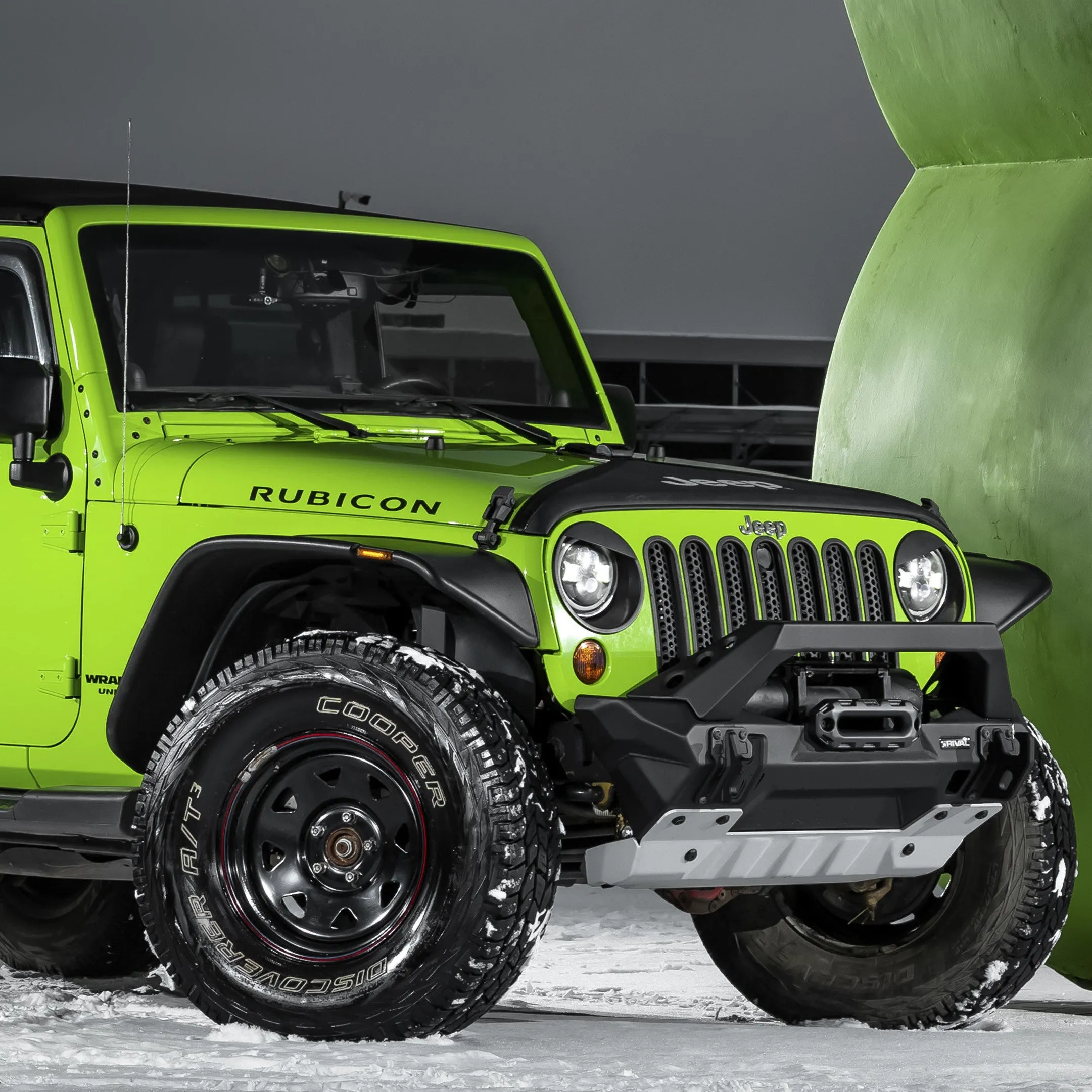 Pare-choc Avant Stubby avec A-Bar Rival4x4 - Jeep Wrangler JK/JL & Gladiator JT - Image 2