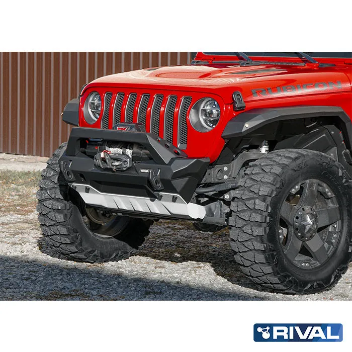 Pare-choc Avant Stubby avec A-Bar Rival4x4 - Jeep Wrangler JK/JL & Gladiator JT - Image 3