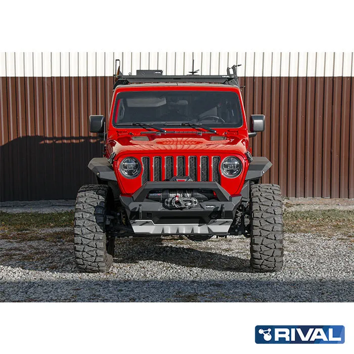 Pare-choc Avant Stubby avec A-Bar Rival4x4 - Jeep Wrangler JK/JL & Gladiator JT - Image 4