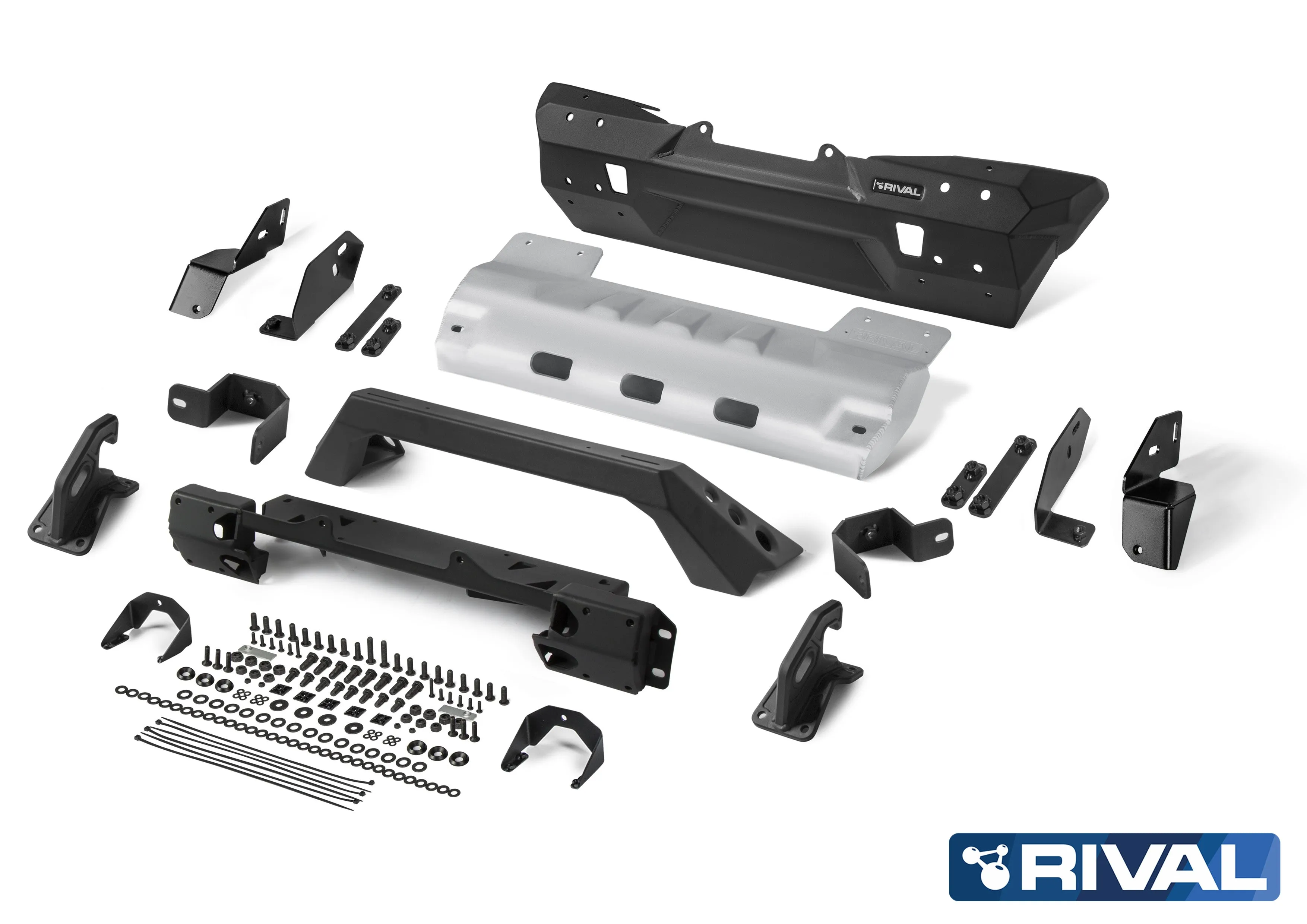 Pare-choc Avant Stubby avec A-Bar Rival4x4 - Jeep Wrangler JK/JL & Gladiator JT - Image 5