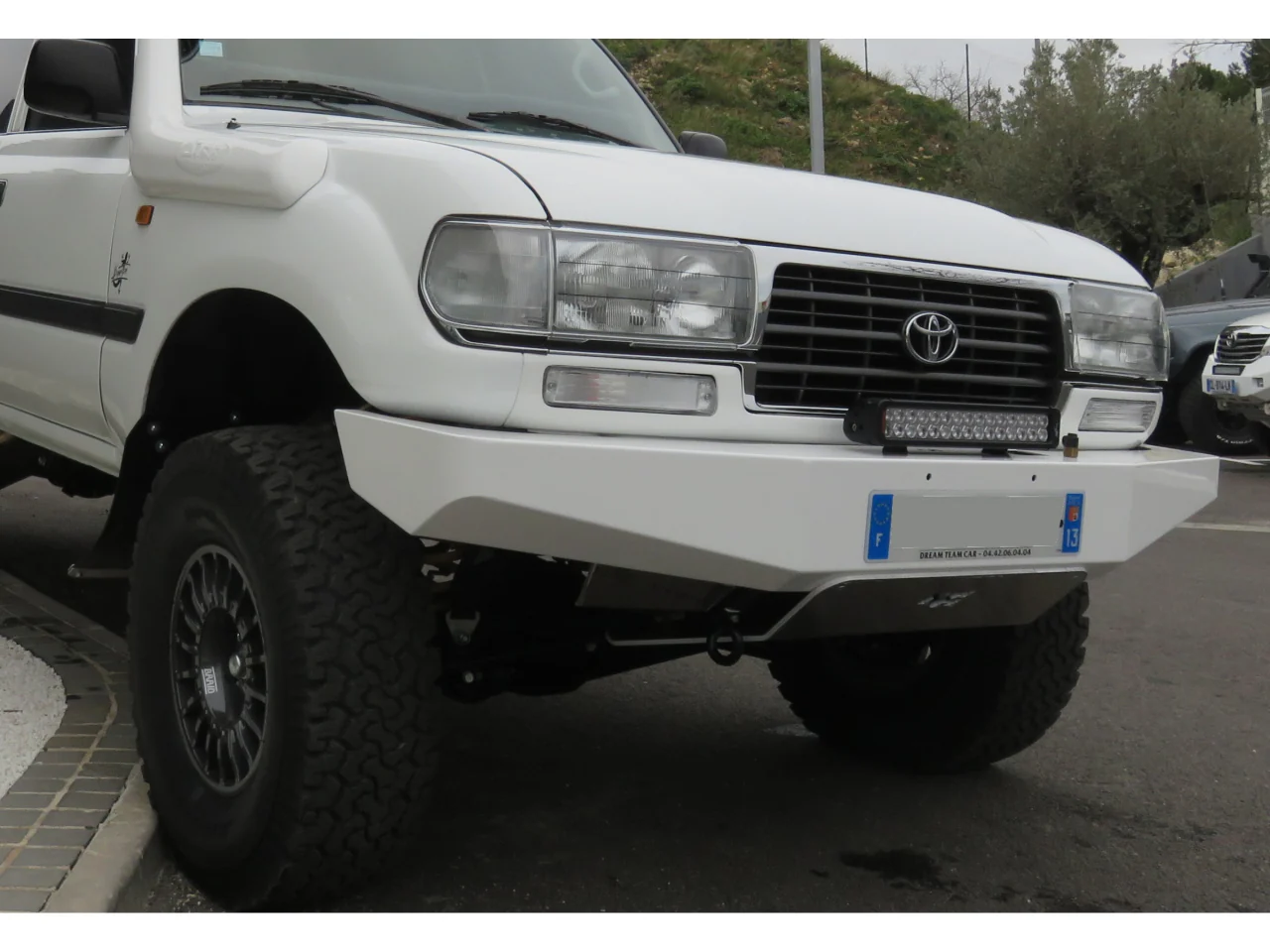 Pare-chocs avant acier Toyota HDJ80 N4-Offroad - Image 4