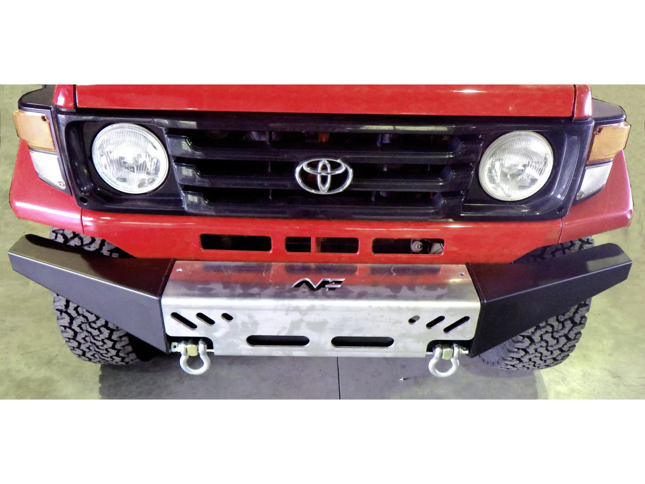 Pare-chocs avant acier Toyota série 7 lames avant 2007 fermé N4-Offroad - Image 5