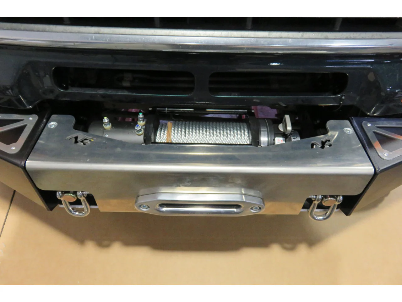 Pare-chocs avant acier Toyota série LJ7 KZJ7 N4-Offroad - Image 3