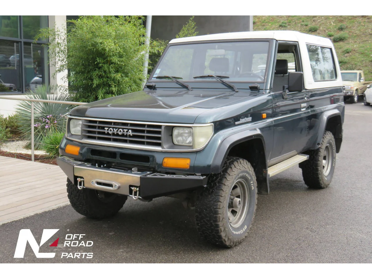 Pare-chocs avant acier Toyota série LJ7 KZJ7 N4-Offroad - Image 5