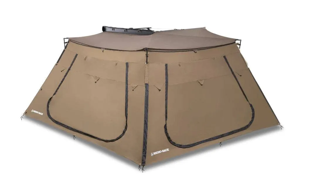 Paroi/mur trapézoïdale avec Porte - Auvent Batwing/Sunseeker - RHINO-RACK - Image 3