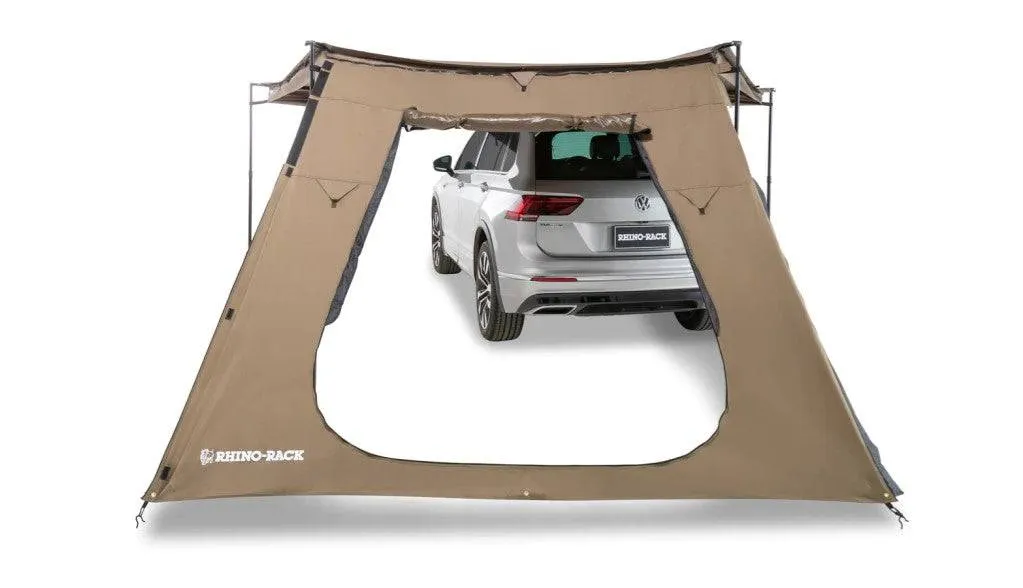 Paroi/mur trapézoïdale avec Porte - Auvent Batwing/Sunseeker - RHINO-RACK - Image 4