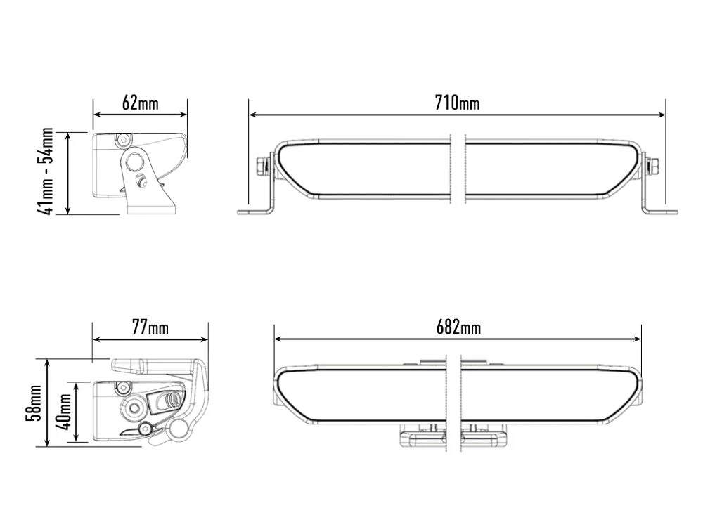 LAZER LAMPS Linear-24 Grand Angle — Barre LED 16200 lm - Image 2