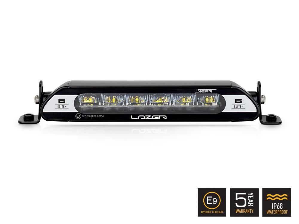 LAZER LAMPS Linear-6 Elite+ — Barre LED 7100 lm