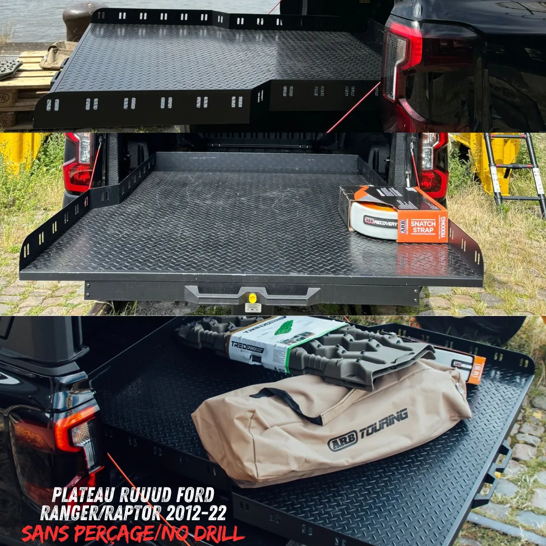 Plateau Coulissant RUUUD Ford Ranger/Raptor 2012 à 2022 (Sans Perçage) - Image 11