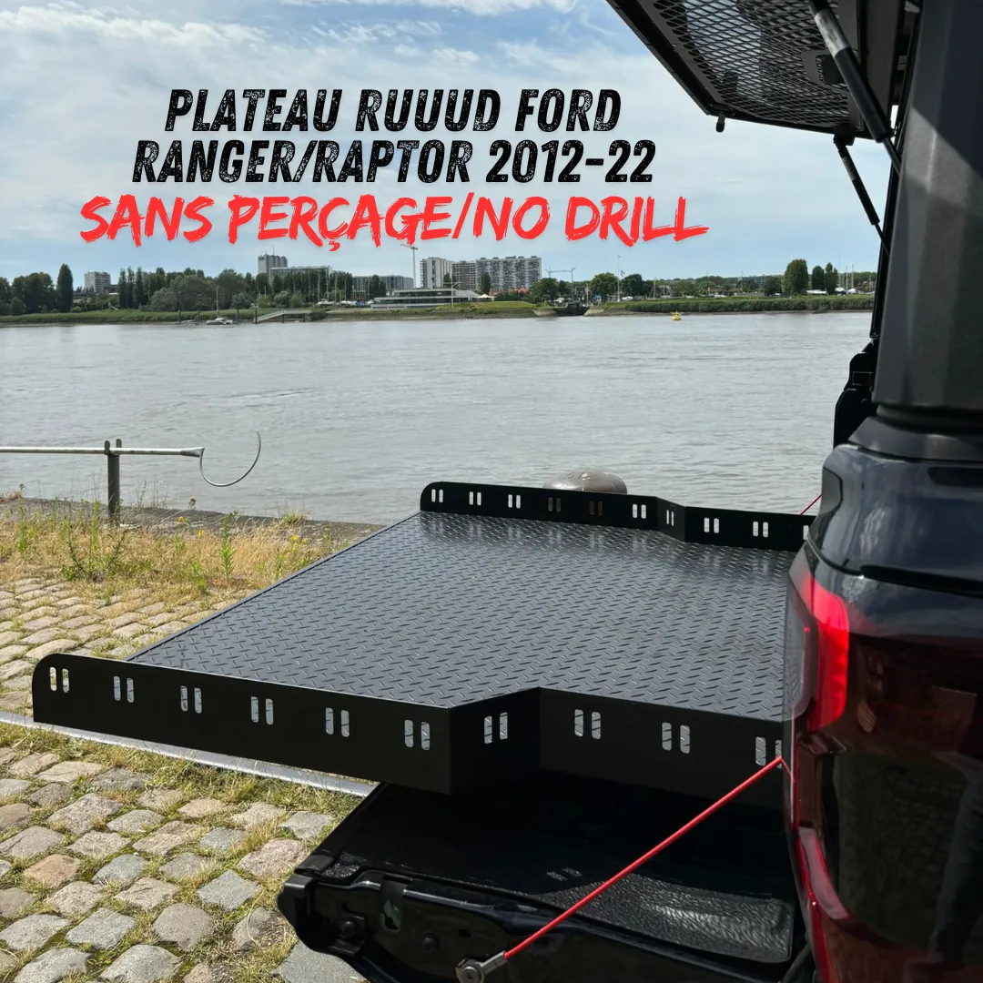 Plateau Coulissant RUUUD Ford Ranger/Raptor 2012 à 2022 (Sans Perçage) - Image 13