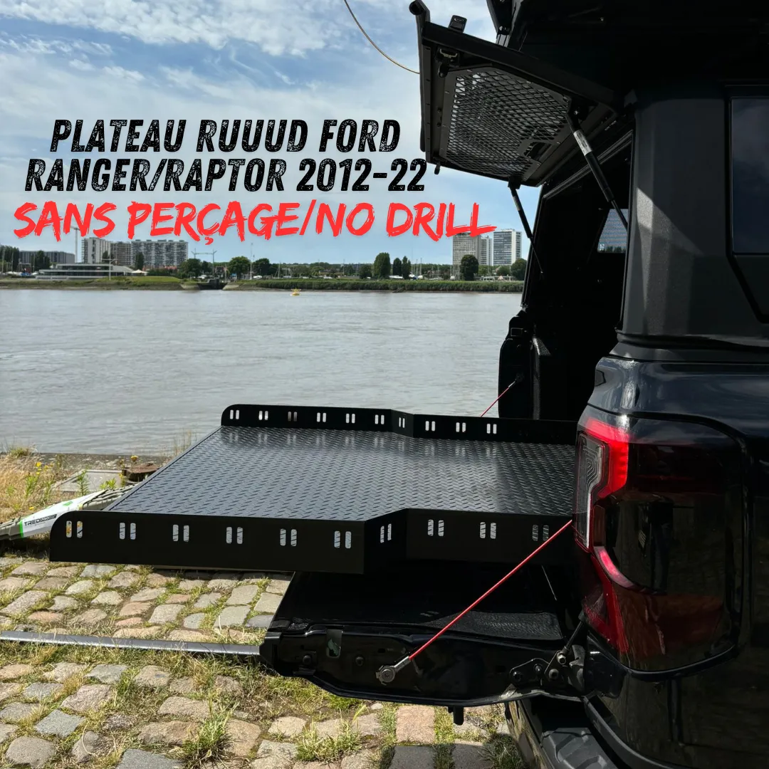 Plateau Coulissant RUUUD Ford Ranger/Raptor 2012 à 2022 (Sans Perçage) - Image 15