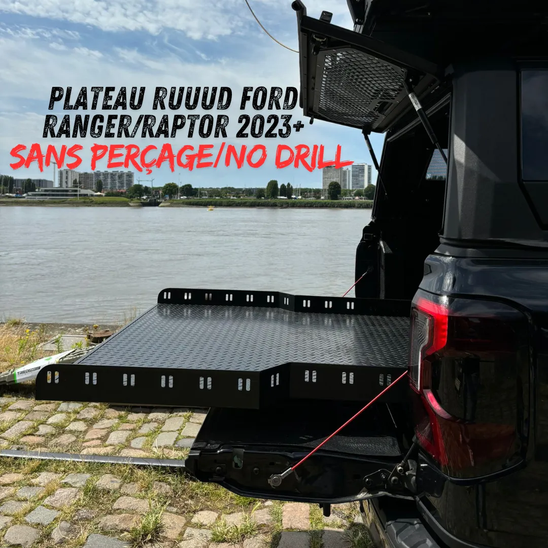 Plateau Coulissant RUUUD Ford Ranger/Raptor 2023+ NEXT GEN (Sans Perçage) - Image 13