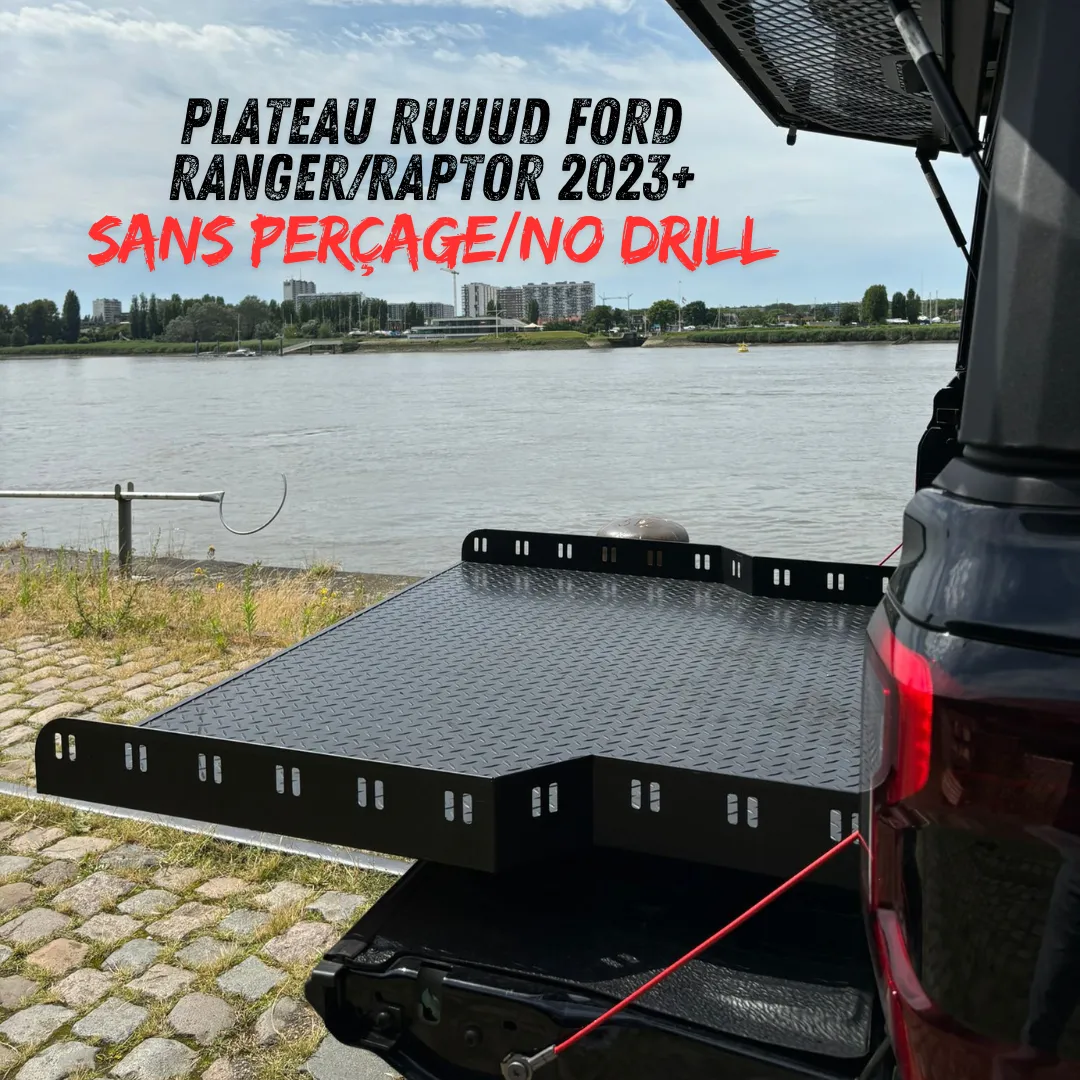 Plateau Coulissant RUUUD Ford Ranger/Raptor 2023+ NEXT GEN (Sans Perçage) - Image 17