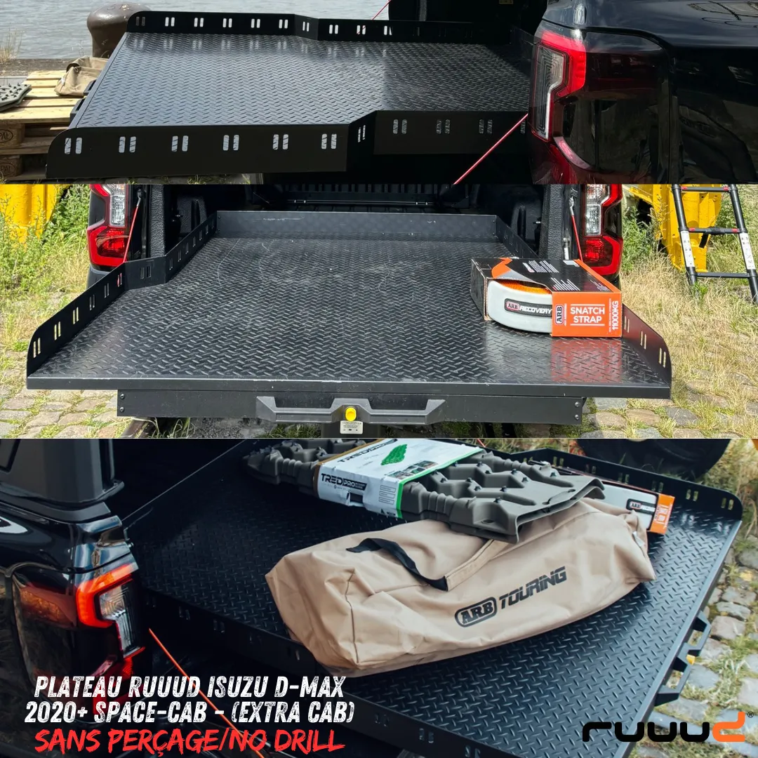 Plateau Coulissant RUUUD Isuzu D-Max 2020+ Space-Cab | Installation Sans Perçage - Image 11