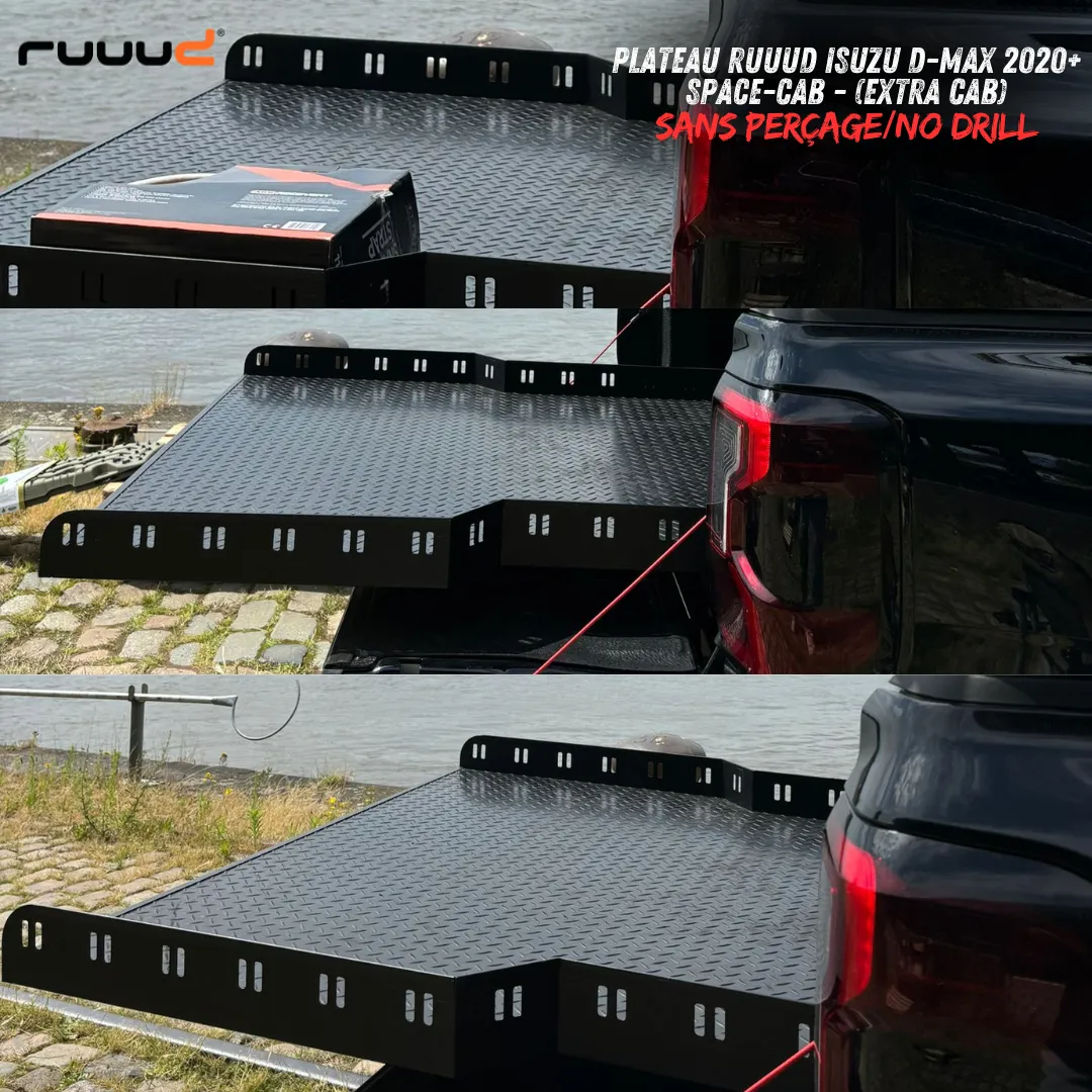 Plateau Coulissant RUUUD Isuzu D-Max 2020+ Space-Cab | Installation Sans Perçage - Image 12