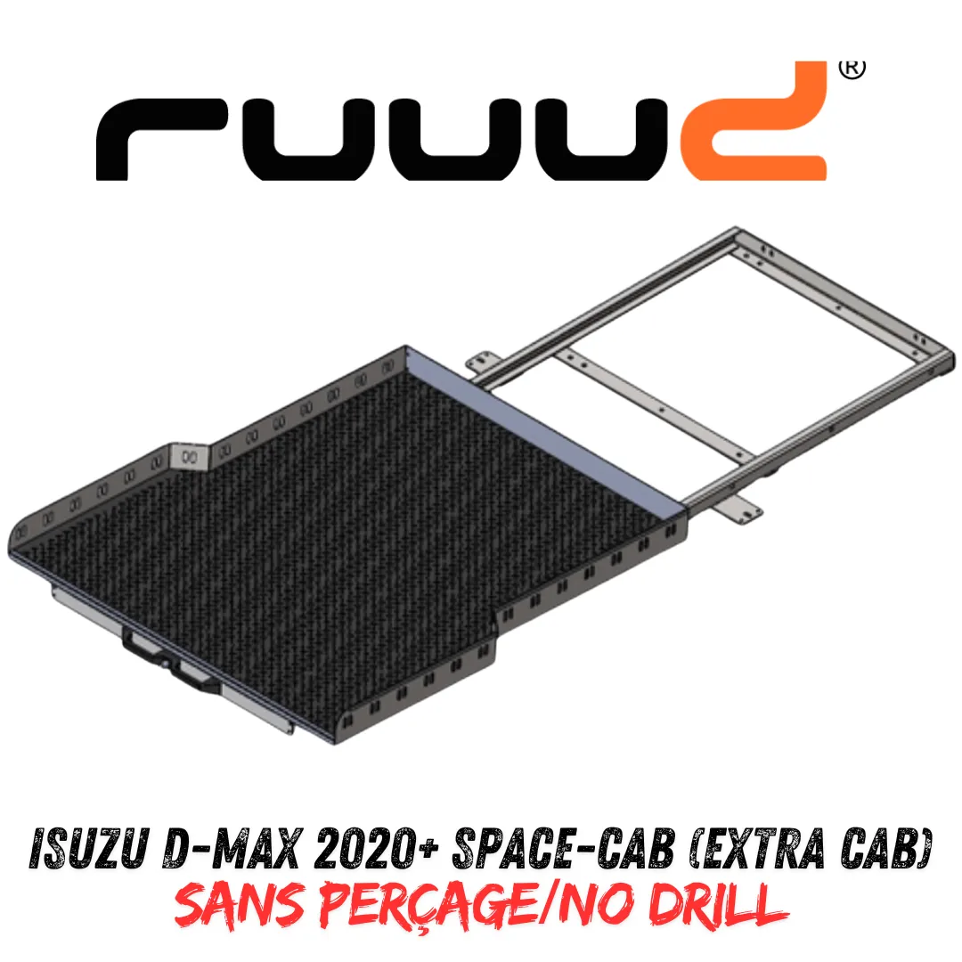 Plateau Coulissant RUUUD Isuzu D-Max 2020+ Space-Cab | Installation Sans Perçage - Image 19
