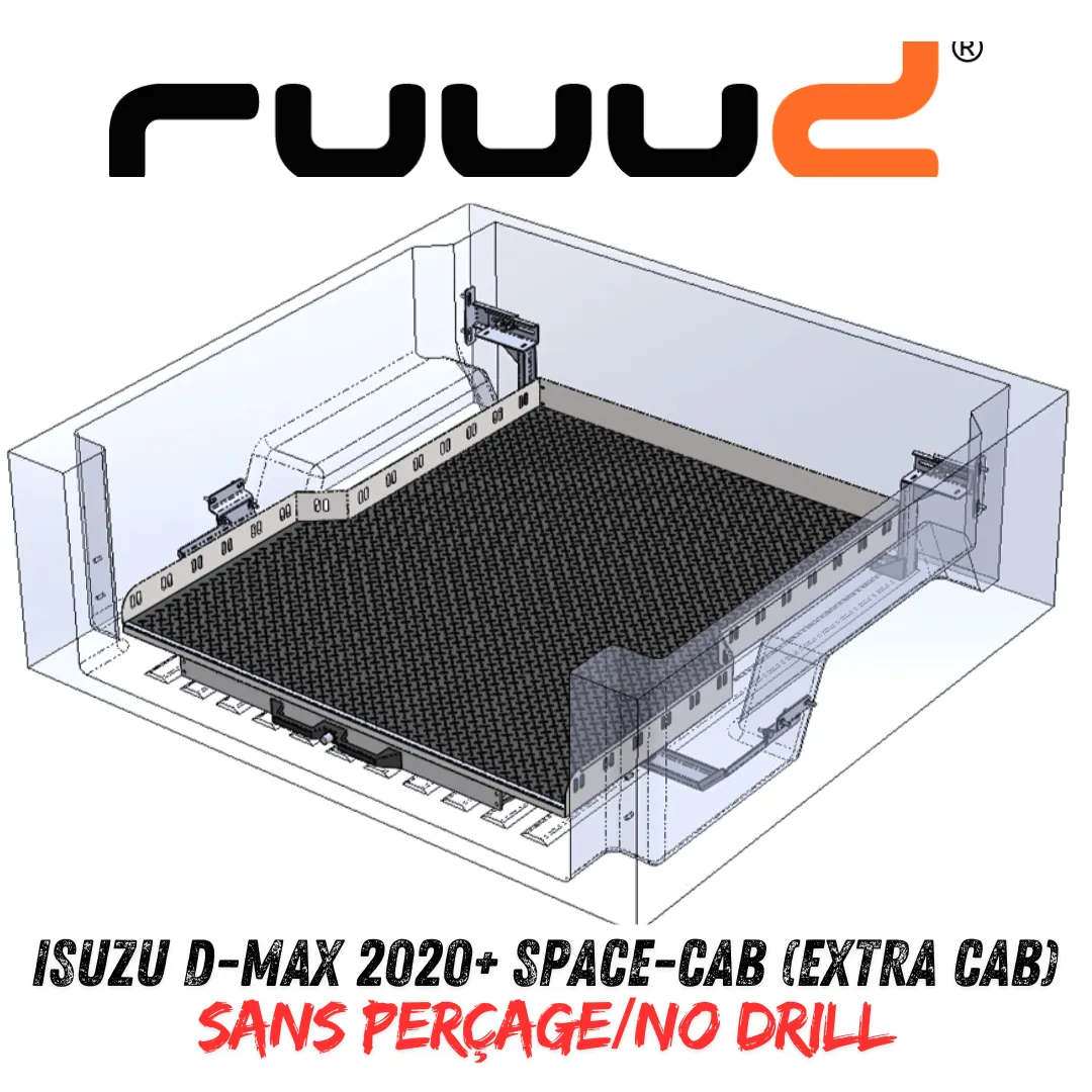 Plateau Coulissant RUUUD Isuzu D-Max 2020+ Space-Cab | Installation Sans Perçage - Image 20
