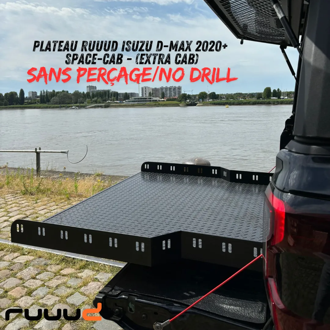 Plateau Coulissant RUUUD Isuzu D-Max 2020+ Space-Cab | Installation Sans Perçage - Image 22