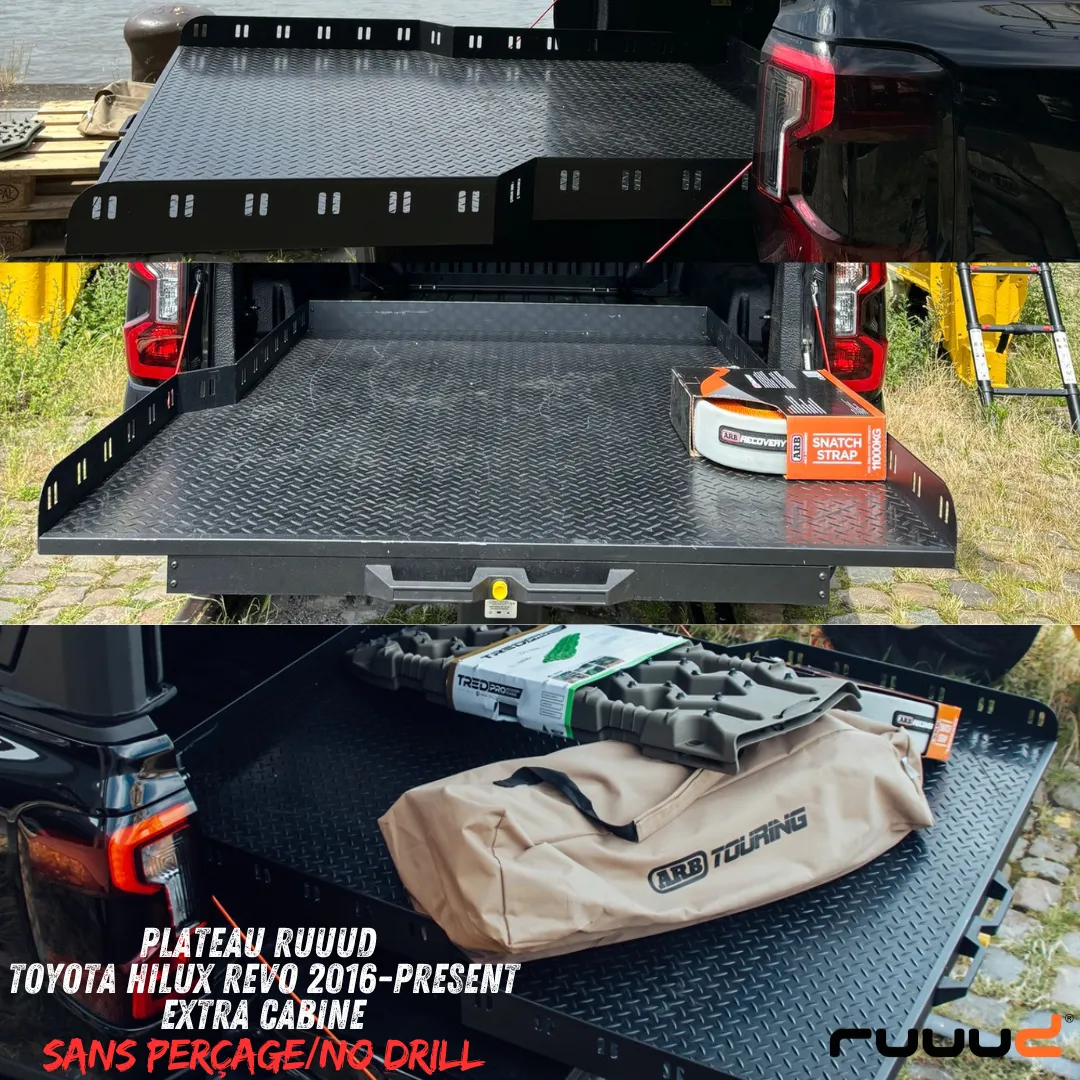 Plateau Coulissant RUUUD Toyota Hilux Revo 2016+ Extra Cab | Installation Sans Perçage - Image 15