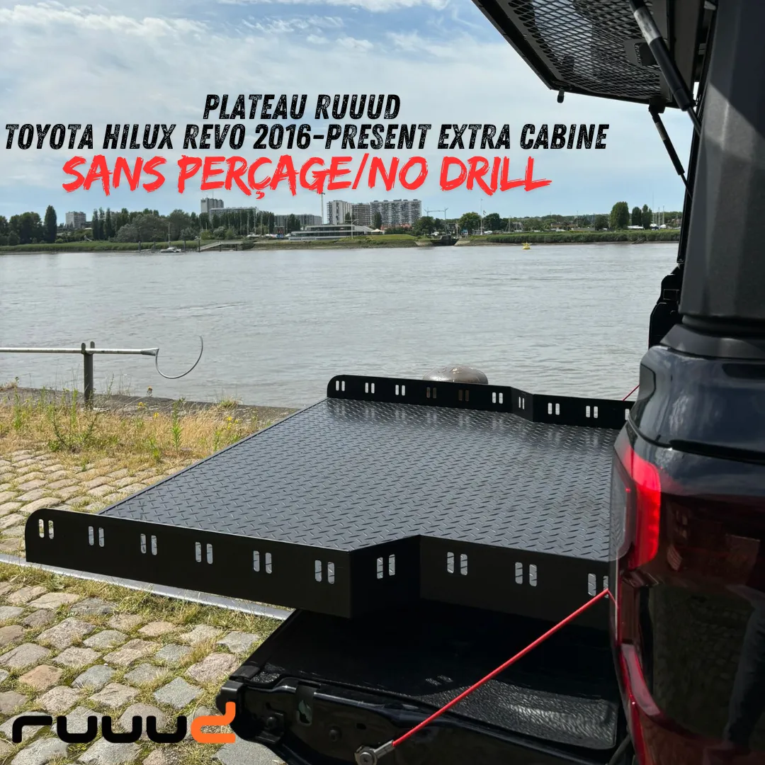 Plateau Coulissant RUUUD Toyota Hilux Revo 2016+ Extra Cab | Installation Sans Perçage - Image 16