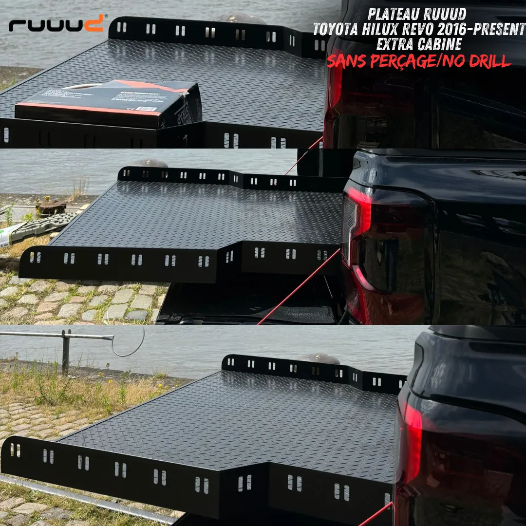 Plateau Coulissant RUUUD Toyota Hilux Revo 2016+ Extra Cab | Installation Sans Perçage - Image 17