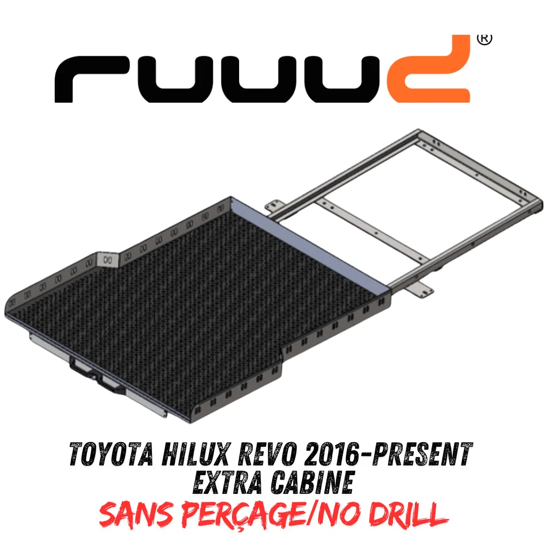 Plateau Coulissant RUUUD Toyota Hilux Revo 2016+ Extra Cab | Installation Sans Perçage - Image 19
