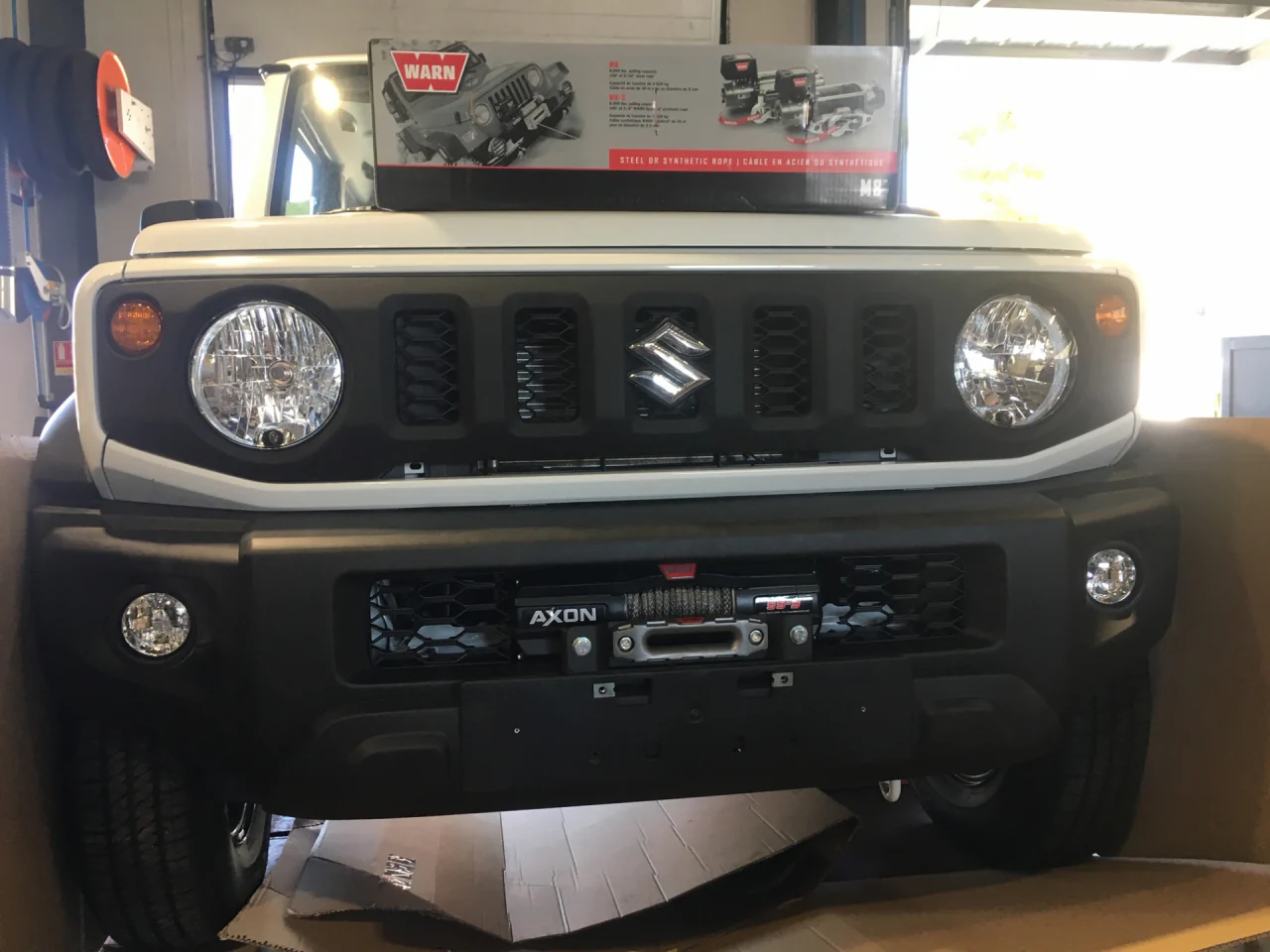 Platine de treuil intégrée au pare-chocs d'origine pour Suzuki Jimny après 2018 N4-Offroad - Image 3