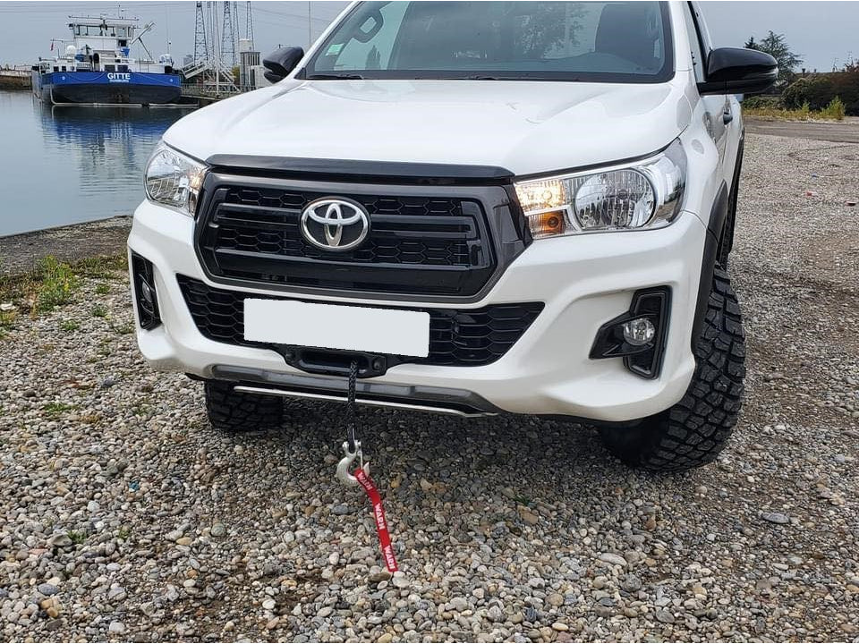 Platine de treuil intégrée au pare-chocs d'origine pour Toyota Hilux Revo avant 12/2020 N4-Offroad - Image 6