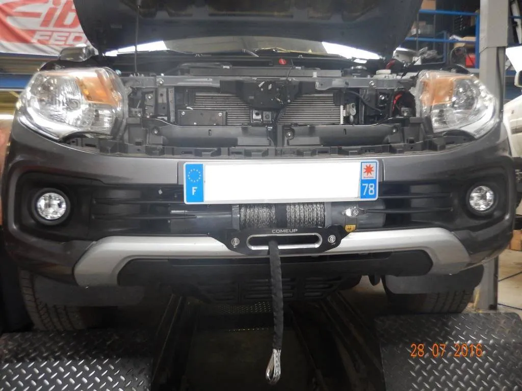 Platine de Treuil Mitsubishi L200 2015 a Present sur Pare-choc d'Origine - Image 3