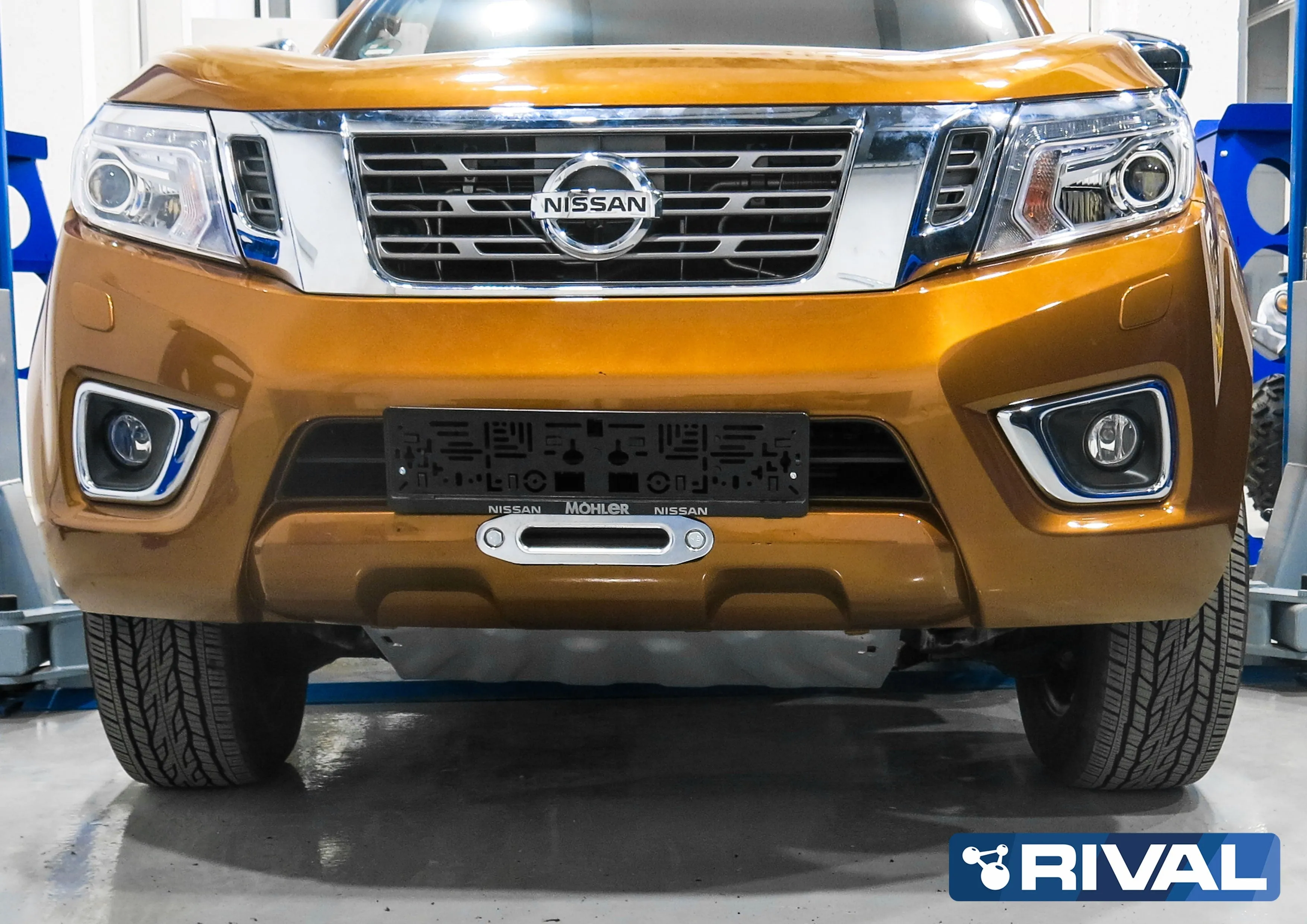 Platine de Treuil - Nissan Navara NP300/D23 2014 à 2021 | RIVAL4x4