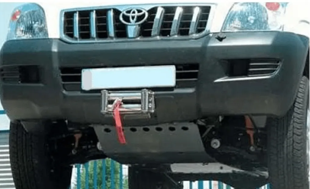 Platine de Treuil Toyota Prado 120/125 sur Pare-choc d'Origine - Image 3