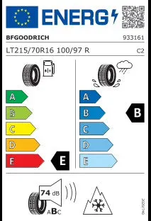 Pneu 4x4 LT215/70-16 BFGoodrich KO2 - Polyvalence et Robustesse - Image 3
