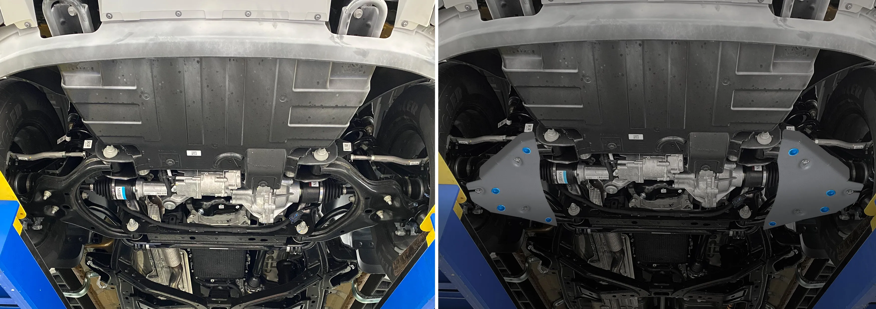Protection Inférieure Ford Ranger 2023+ | Triangles Avants | RIVAL 4X4 - Image 3