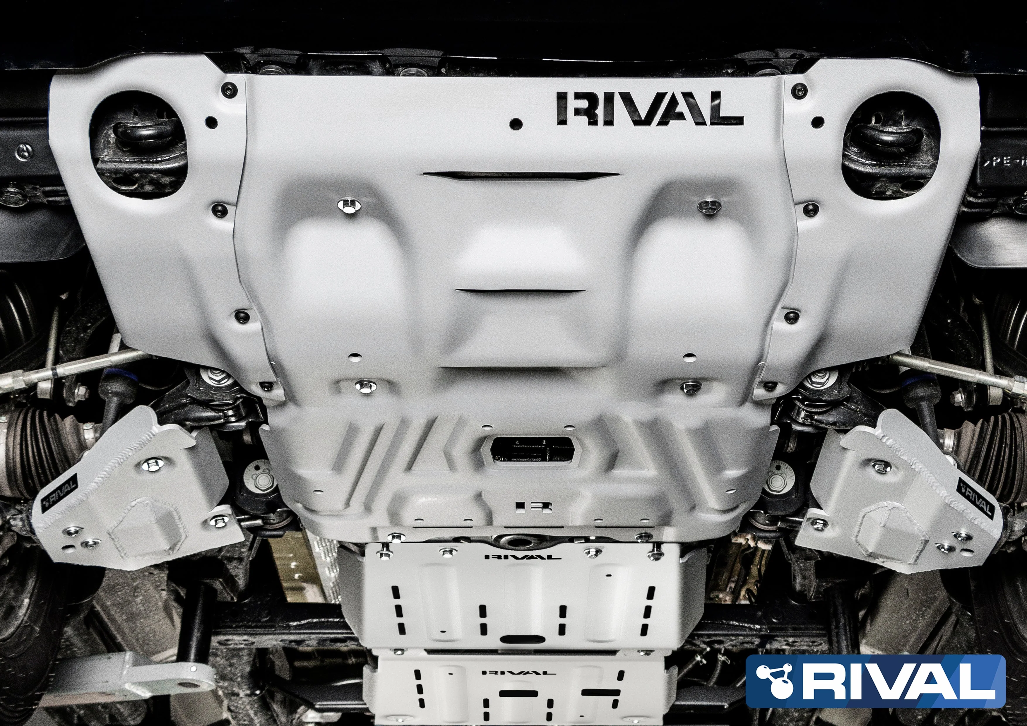 Protection Moteur/Radiateur - Toyota Hilux REVO 2016-Présent - Rival4x4 - Aluminium 6mm