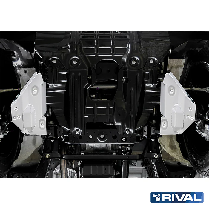 Protection Triangles Avants - Toyota Hilux REVO 2016+ Rival4x4 - Aluminium 6mm - Image 3