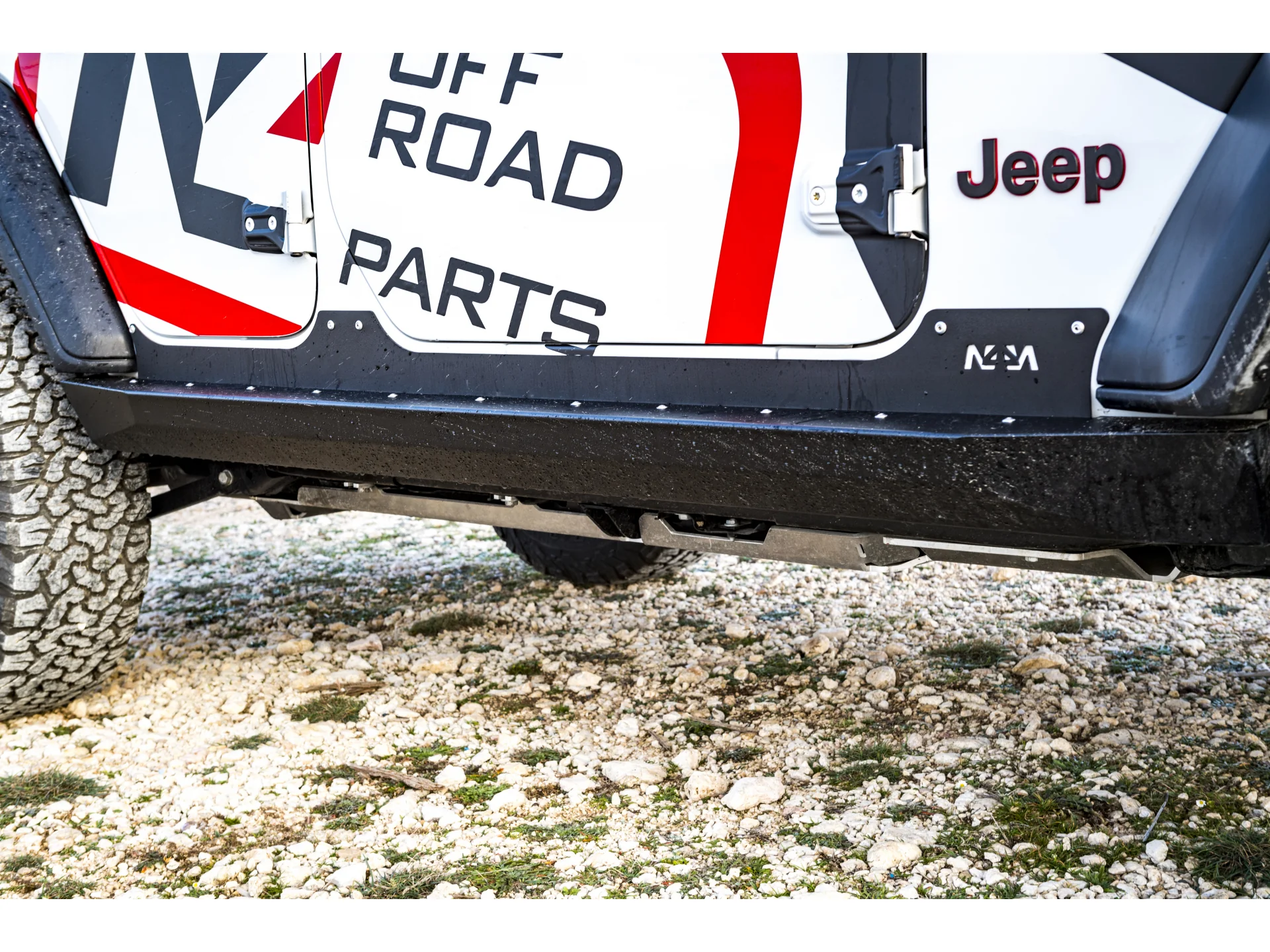 Protections de bas de caisse Jeep Wrangler Unlimited JLU 5 portes N4-Offroad - Image 2