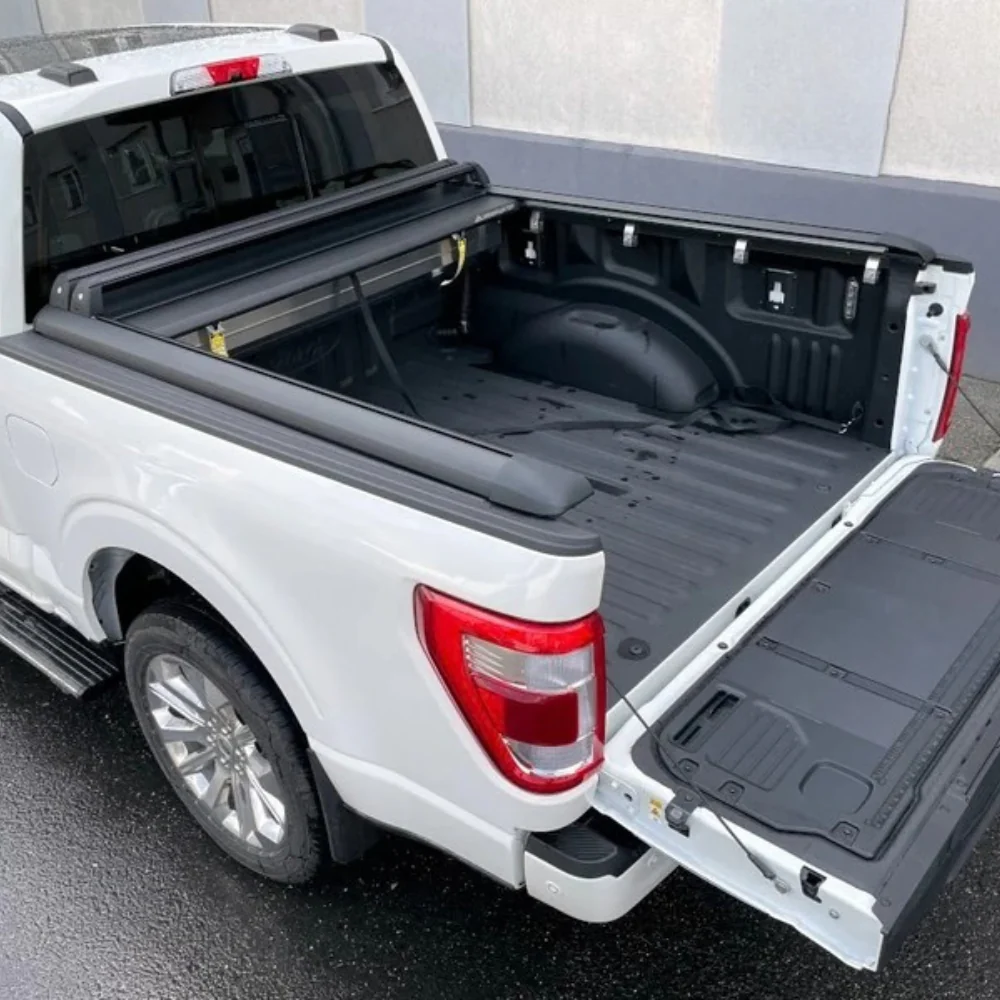 Rideau de Benne RealTruck Mountain Top EVOm Manuel Ford F-150 5.5ft 2015+ | Noir - Image 4