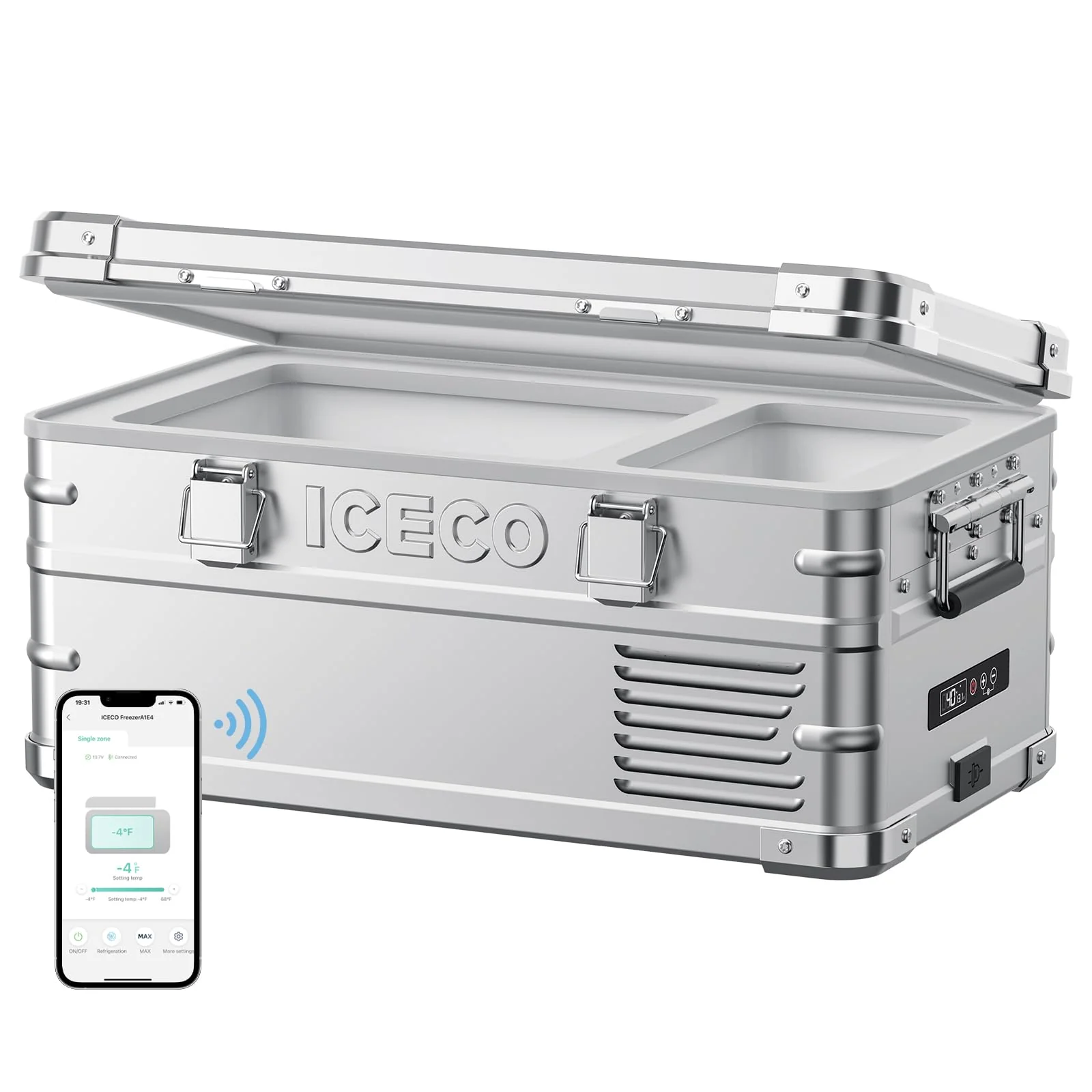 Refrigerateur/Congelateur ICECO 20L Single-Zone - Argent